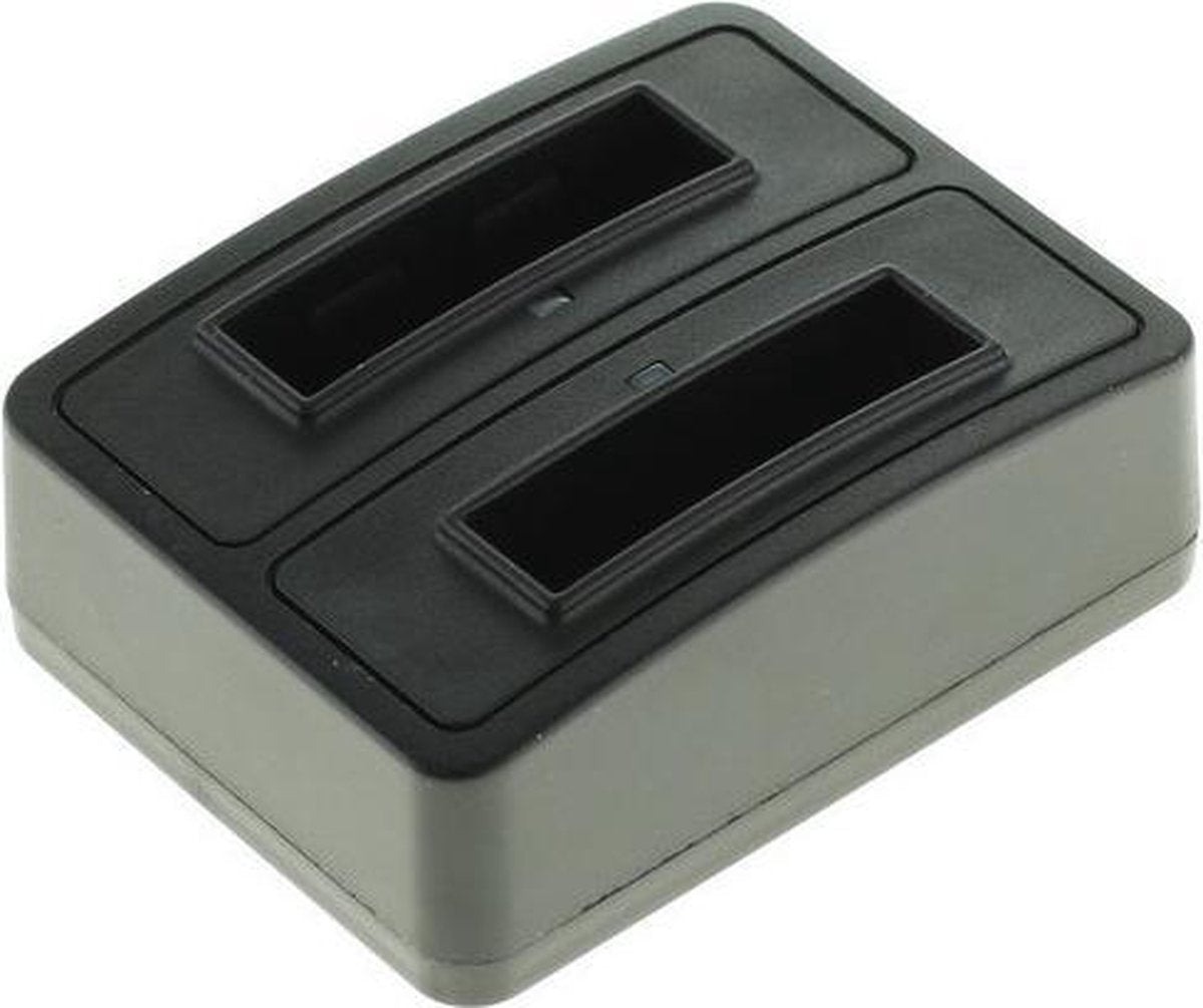 Huismerk Duo oplader voor 2 camera accu's Fuji / Aldi NP-60