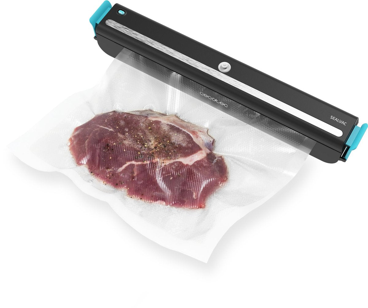 Cecotec Vacumeermachine - Incl. 5 zakken - Keuken apparaat vacuum sealer - 0.6 bar - 29cm breed