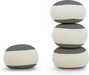 Terapy Meditatie Poef Ringo Licht Grijs en Donker Grijs