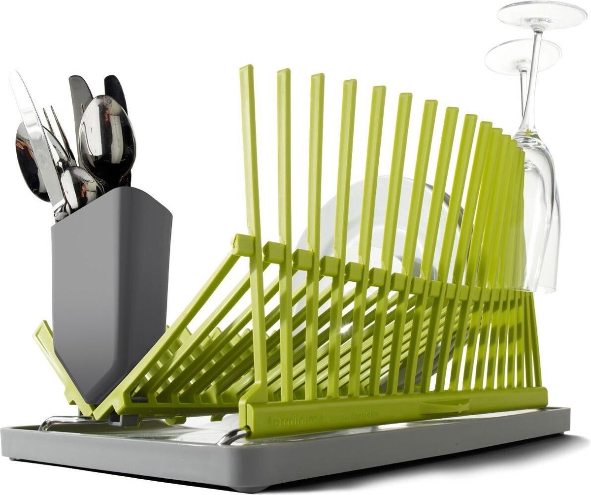 Black&Blum - Forminimal Vaatwasrek - 47.5x34x75 cm - Grijs/Lime