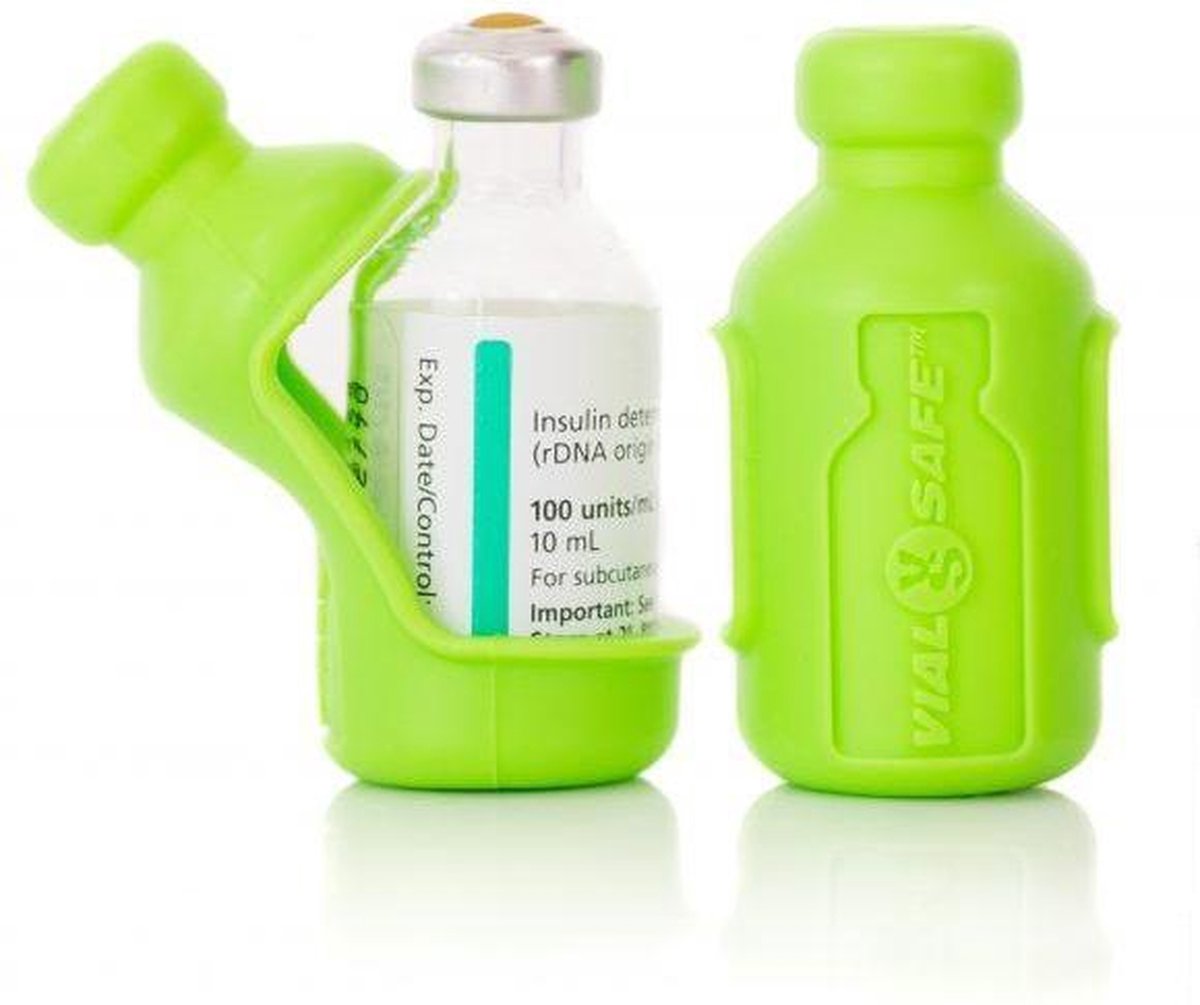 VialSafe Insuline Bescherming - 2 Pack - Groen