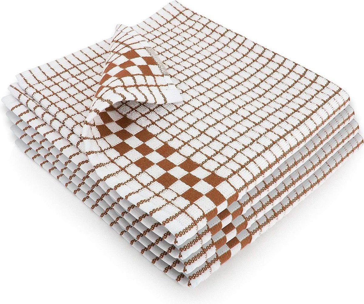 Fecido Classic Kitchen Tea Towels with Hanging Loop - Set of 4