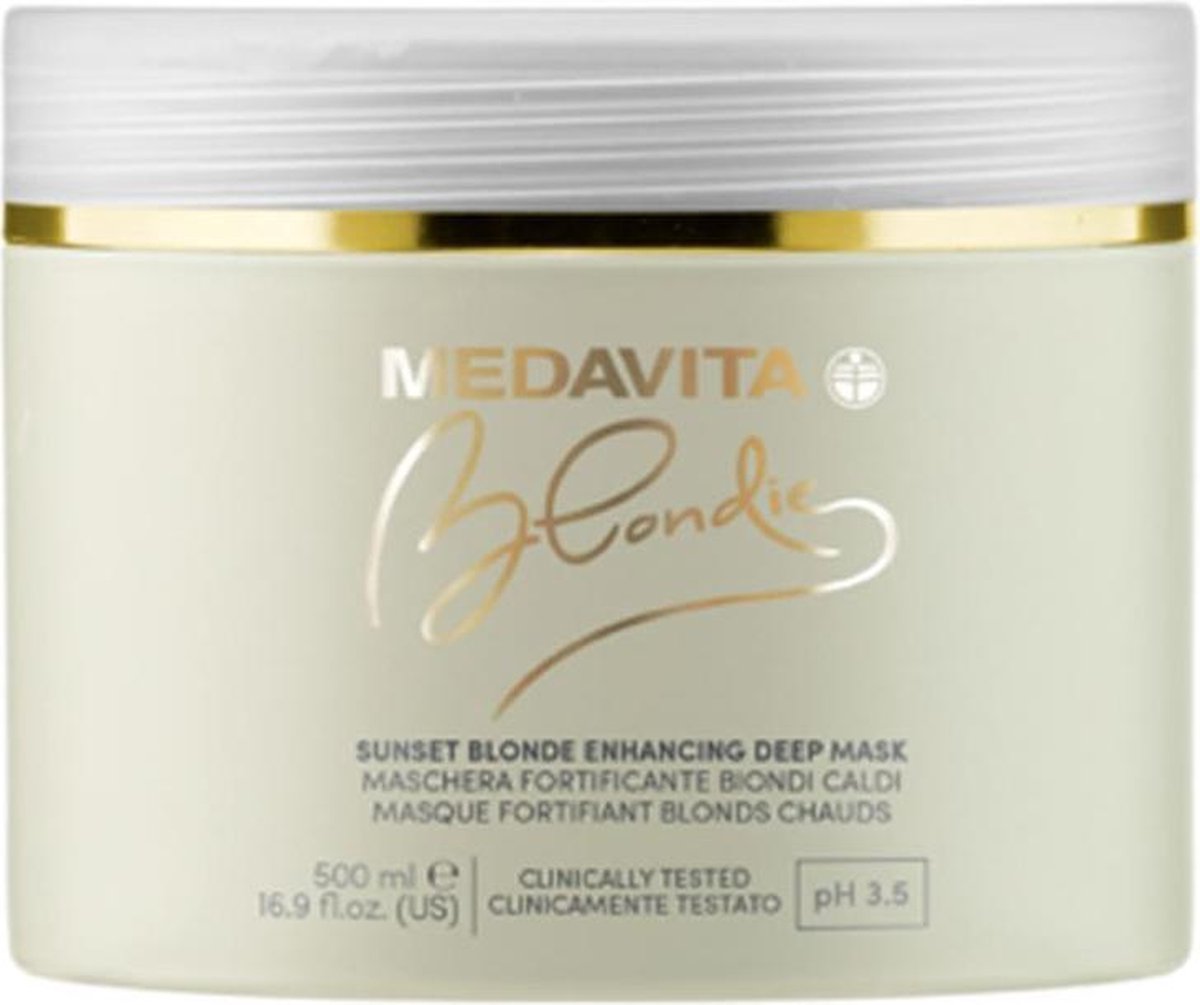 Medavita Masker Blondie Sunset Blonde Enhancing Deep Mask