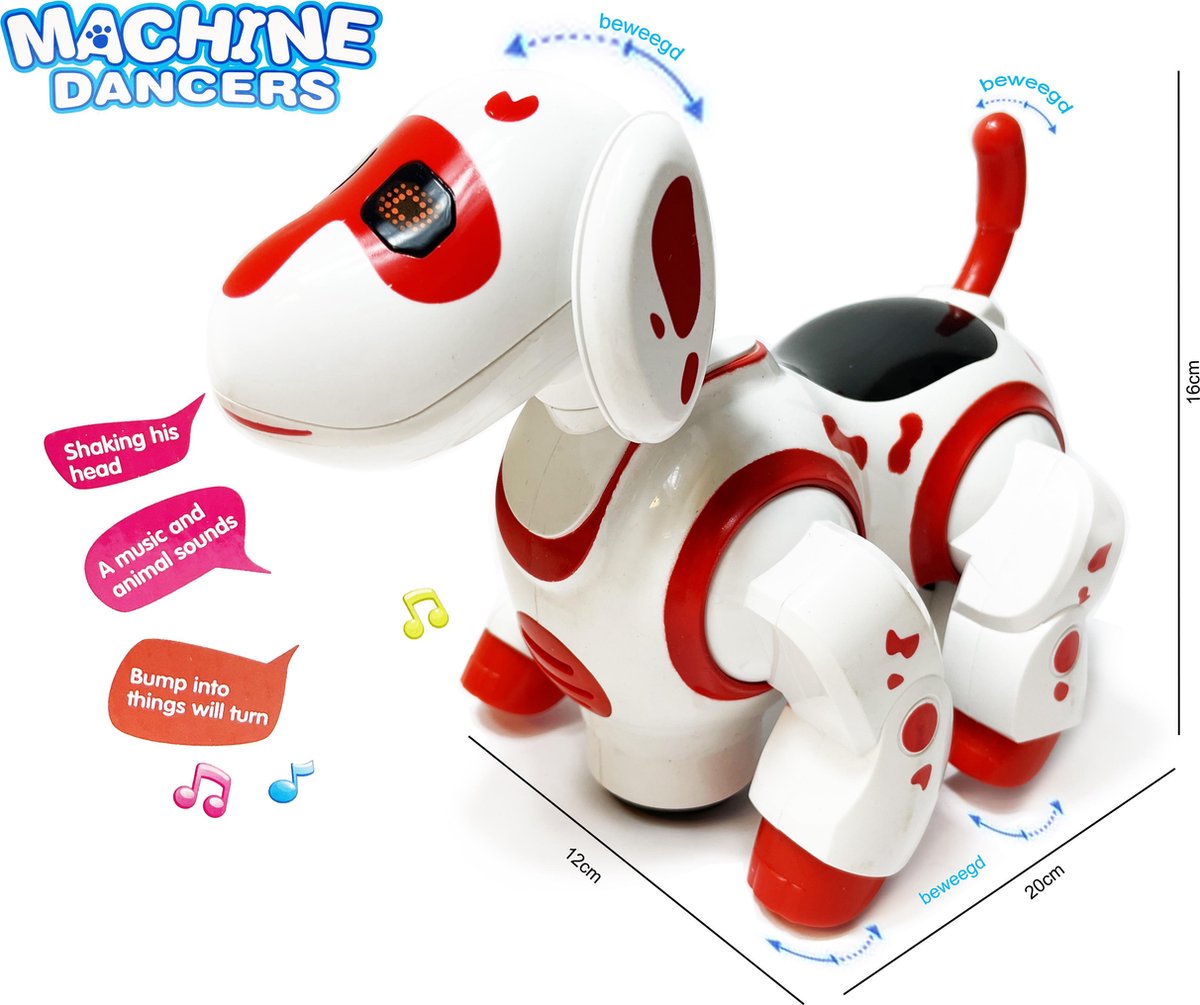 Interactieve Robot puppy - beweegt