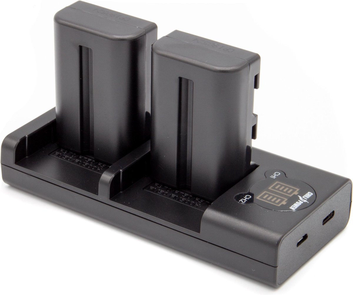 ChiliPower NP-FM500H Sony USB Duo Kit - Camera accu set