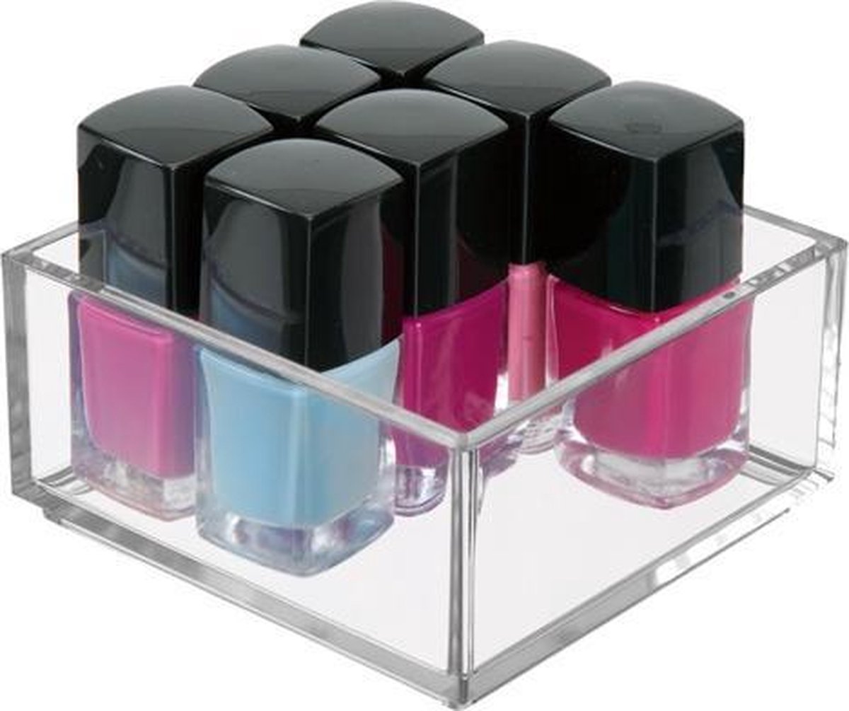 Ladebakjes stapelbaar make-up iDesign - Clarity
