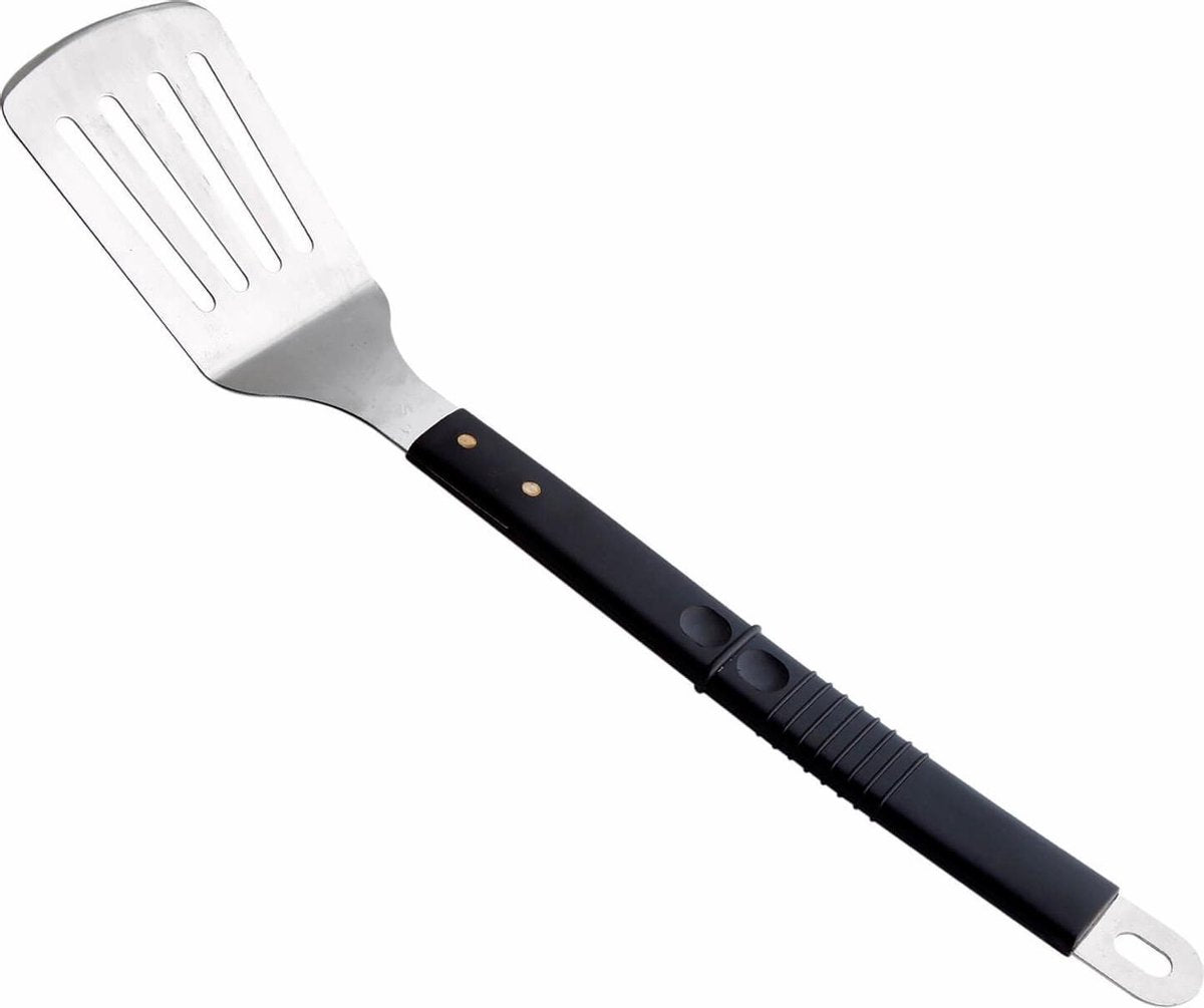 Barbecue spatel van roestvrij staal met kunststof handvat 48 cm