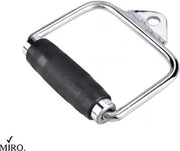 MIRO Handgreep Kabel Draaibaar Fitness Set Van 2 Stuks Rubber Handvat + Gratis Karabijnhaak ( 2 )