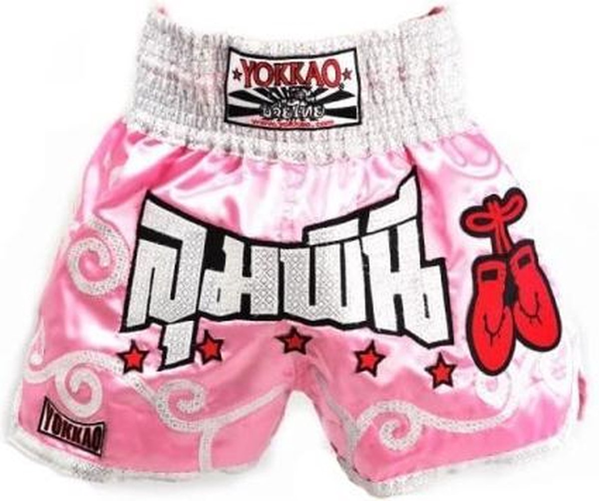 Yokkao Muay Thai Shorts Roze - Product Kleur: Roze / Product Maat: M