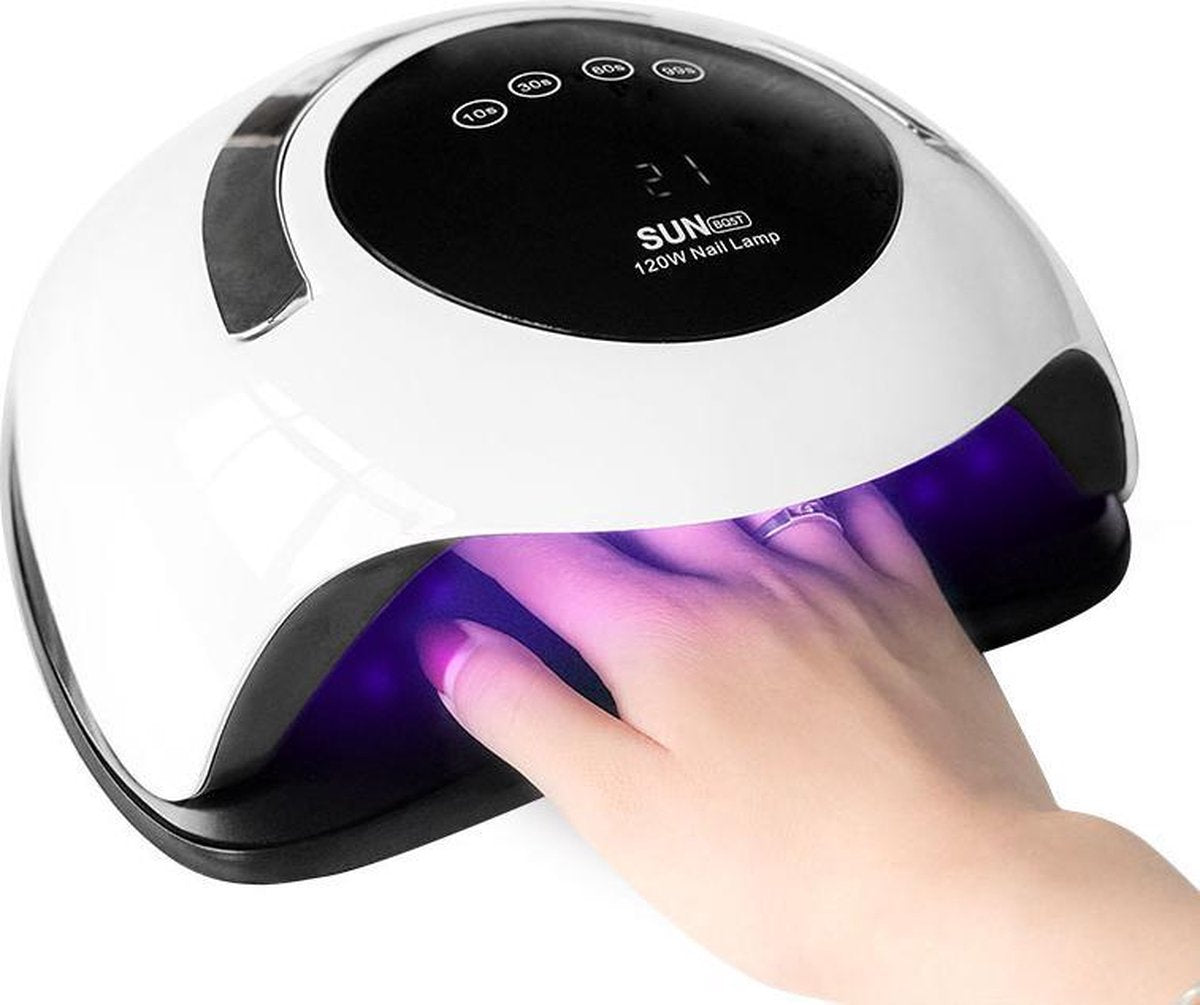 Professionele Nagellamp-120 watt -LED-UV -Ingebouwde timer-Gellak-Gelnagels-Salon-Nageldroger-Krachtig-Manicure