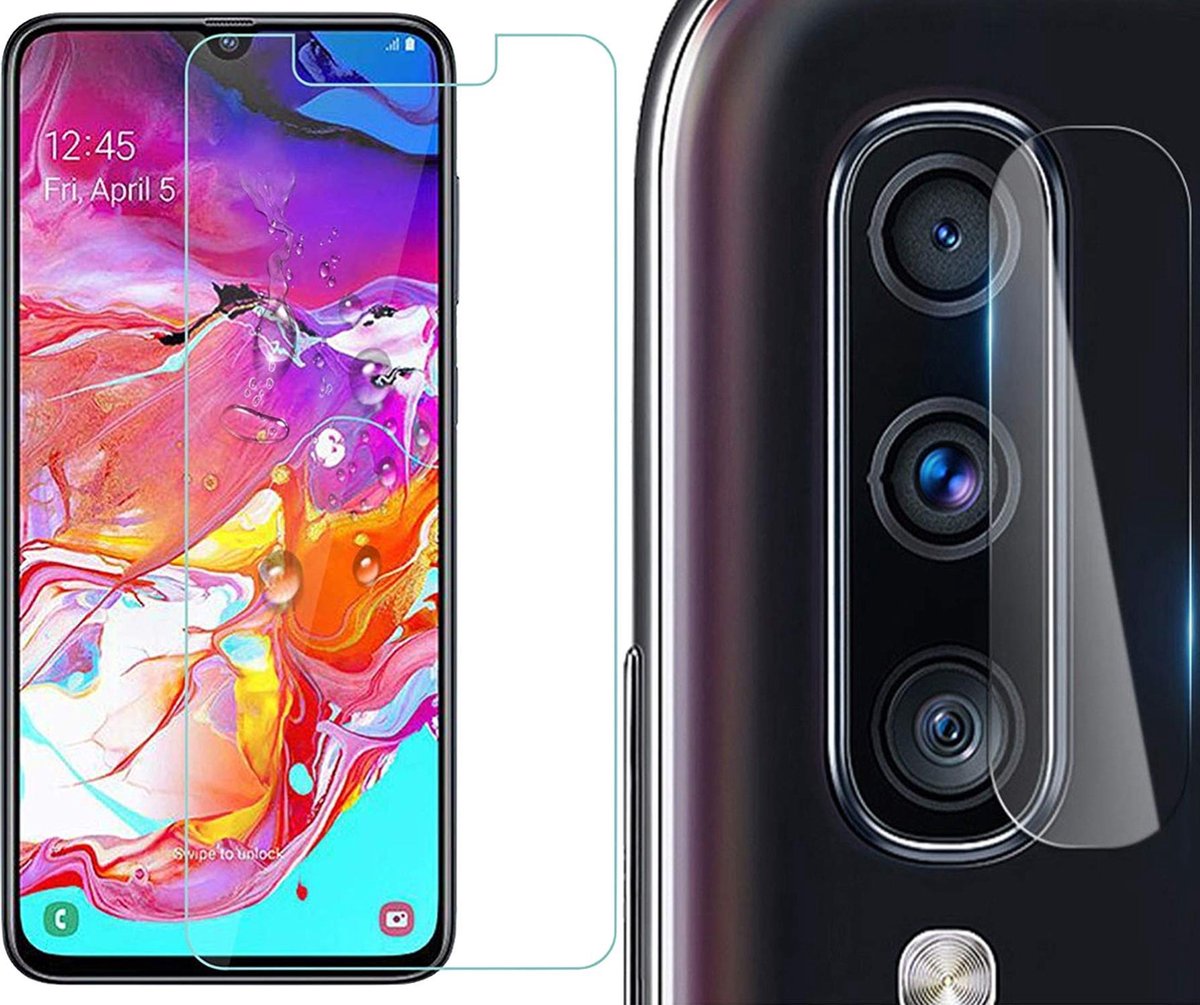 Beschermglas Samsung A70 Screenprotector - Samsung Galaxy A70 Screen Protector Glas en Samsung A70 Screenprotector Camera