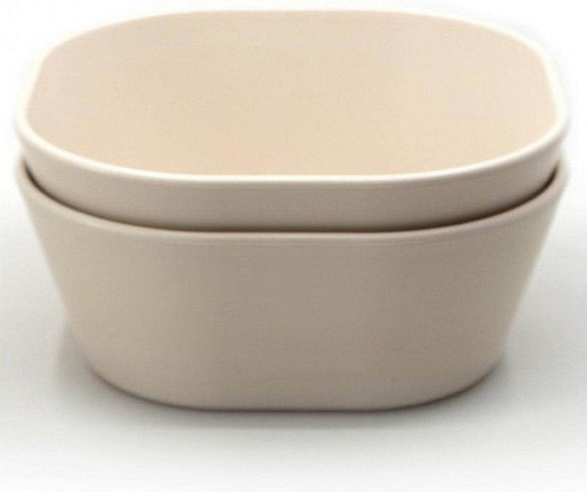 Mushie bakje - Mushie kom - Kleur Ivory - Set van 2 - Kinderservies