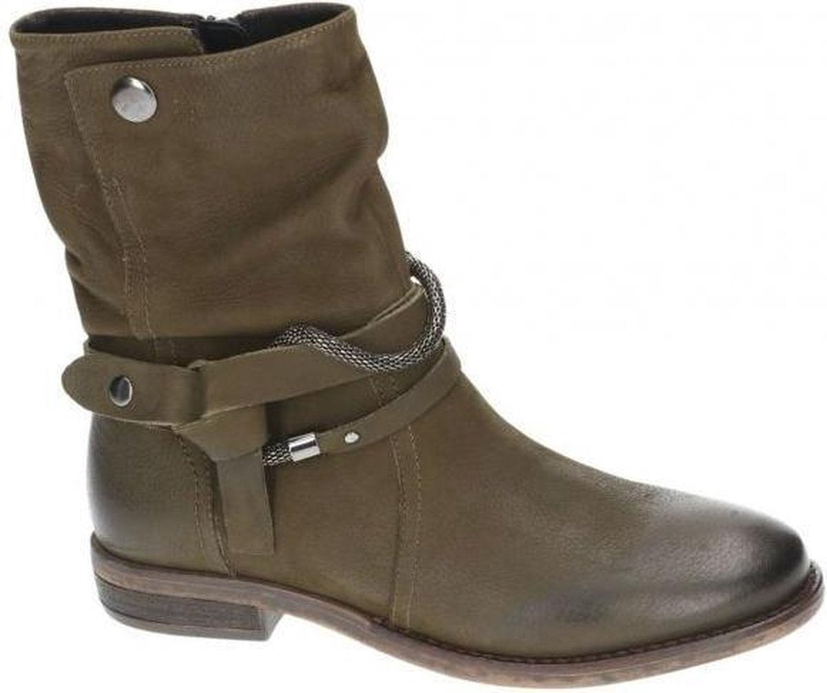 Spm -Dames -  kaki/camouflage - enkellaarzen - maat 36