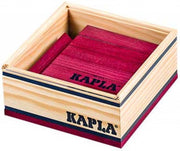 KAPLA Kleur - 40 Plankjes - Donkerrood