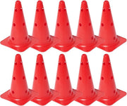 Multifunctionele pion 40 cm - Rood | Set | 10 stuks | Cawila | Kegel