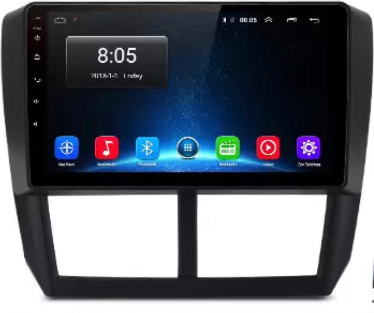 Subaru Forester 2008-2013 Android 10 navigatie en multimediasysteem autoradio RDS Bluetooth USB WiFi 2+32GB