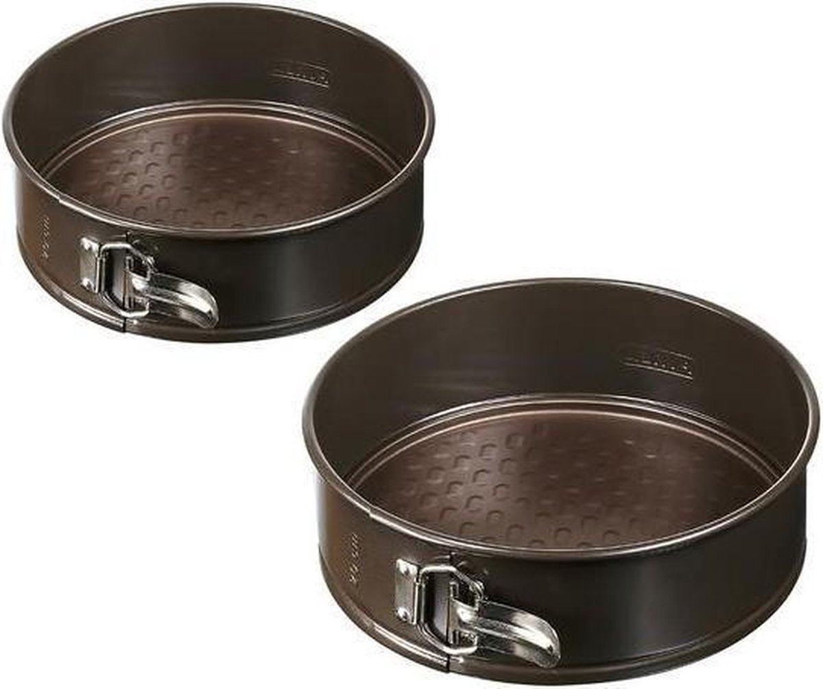 Set van uit elkaar te halen bakvormen Pyrex Asimetria Gegalvaniseerd staal (20 + 26 cm) (2 pcs)