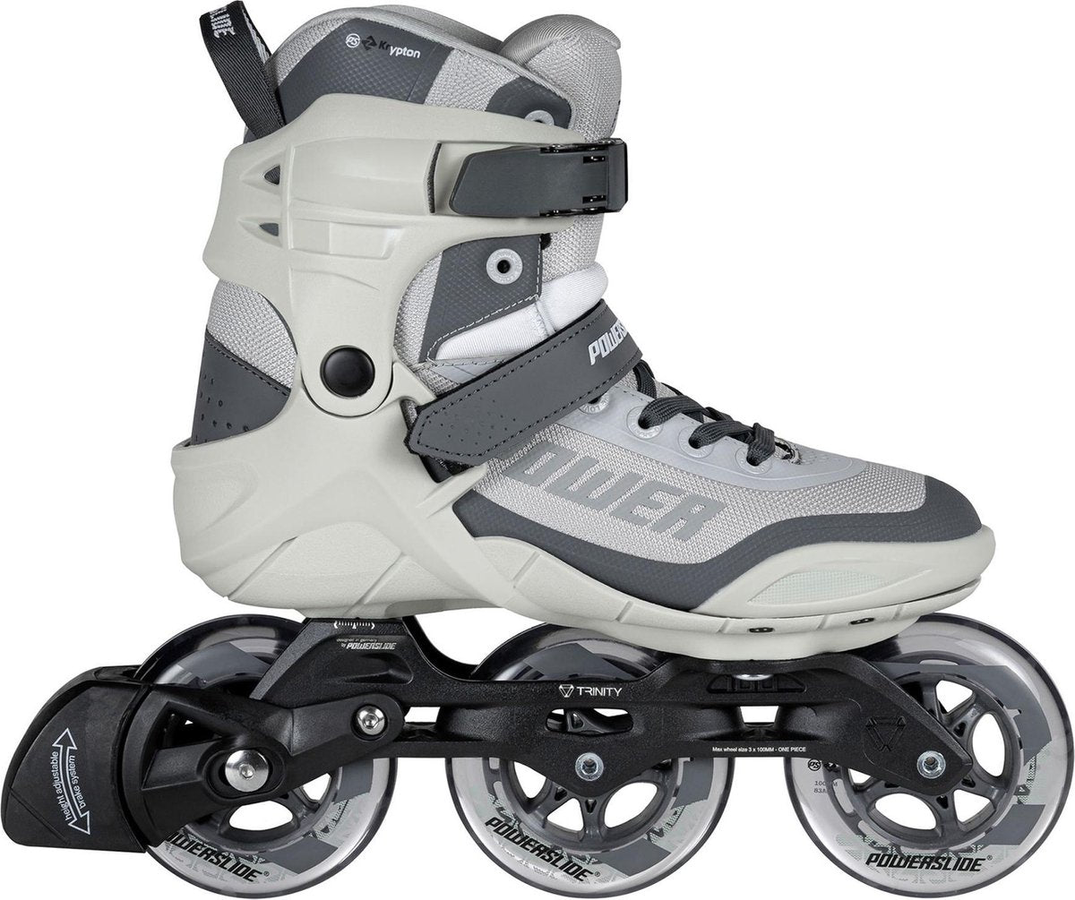 Powerslide Inlineskates - Maat 42 - Unisex - grijs/licht grijs