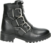 Nelson by Nelson dames bikerboot - Zwart - Maat 41