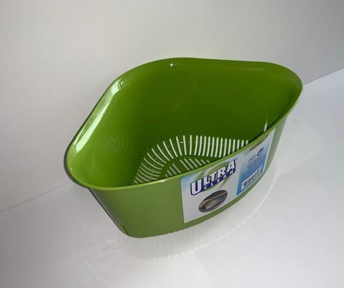 Gootsteenbakje kunststof groen