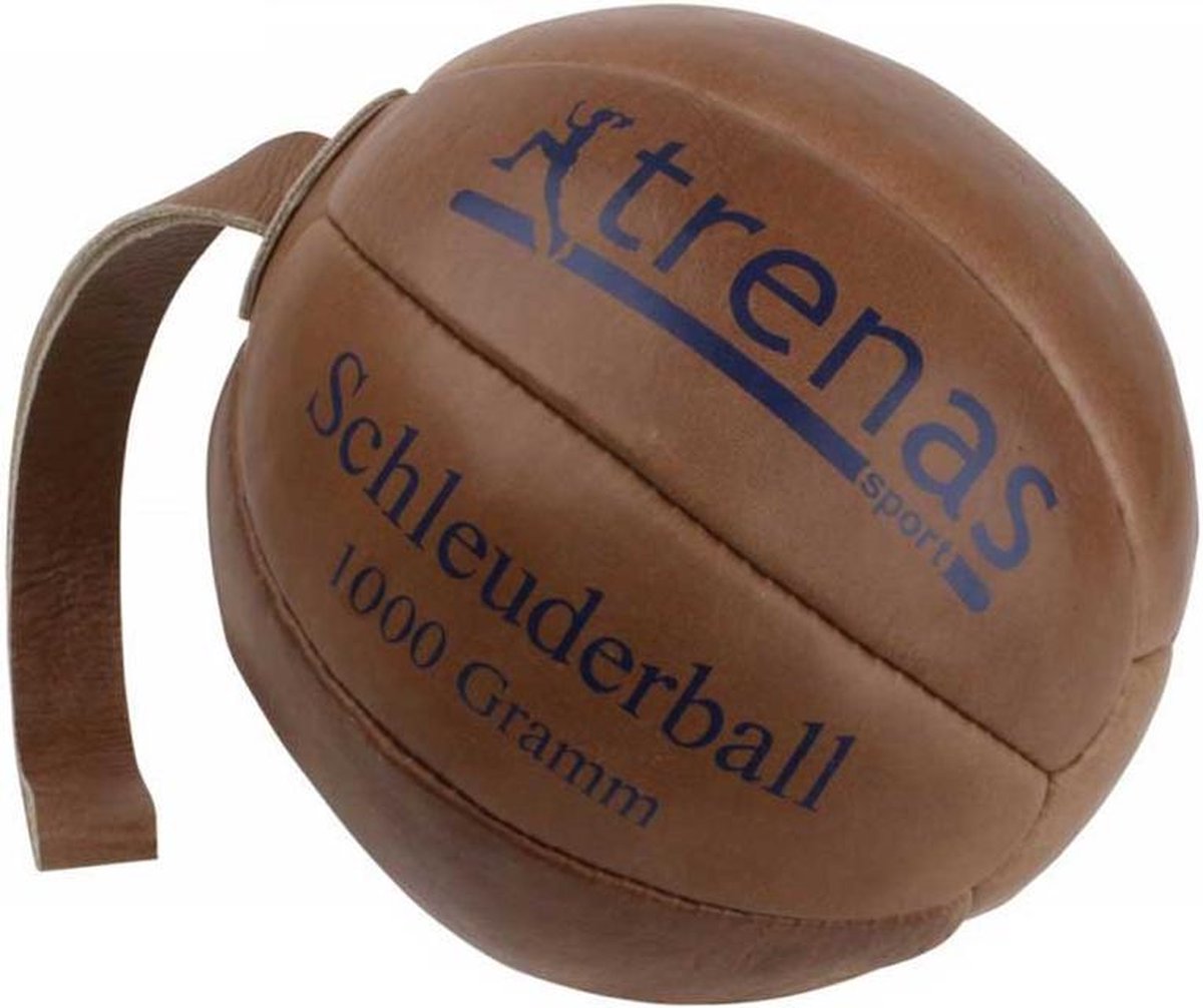 Trenas - Slingerbal - Schleuderball - Leer - 1 kg - Ø 21cm - Lus lengte 28 cm