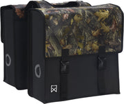 Willex Dubbele Fietstas Bisonyl 46L - Zwart Forest