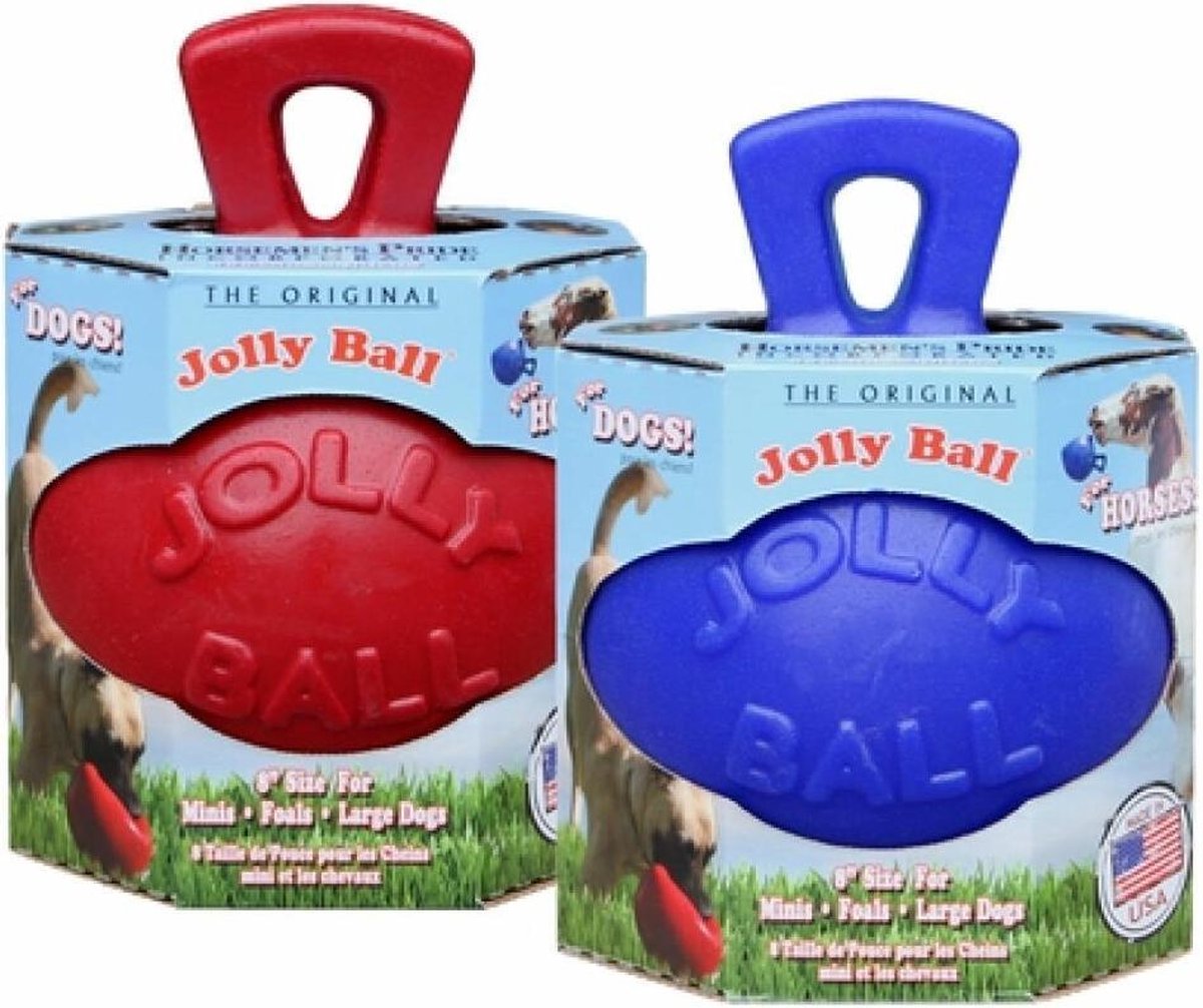 Jolly Ball 20cm blue Horse+Dog