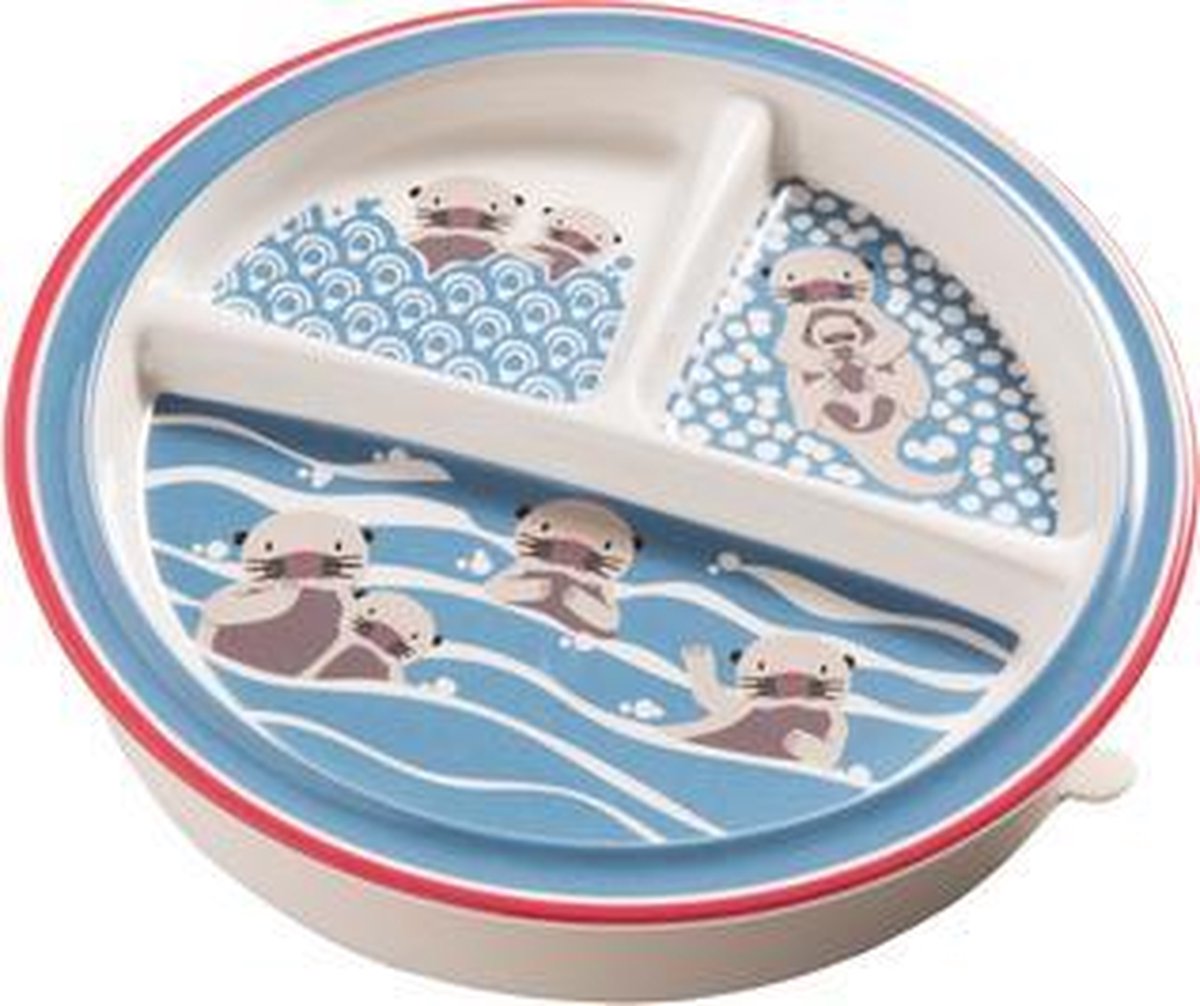 Sugar booger bord met 3 vakken Baby Otter