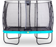 Trampoline EXIT Elegant - 214x366cm - met net Economy - blauw