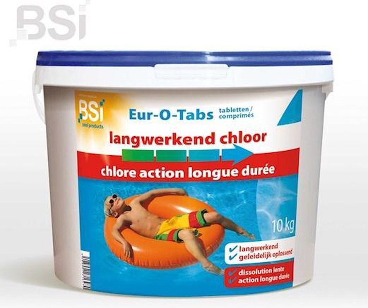 Chloortabletten langwerkend - 10 kg - chloor tabletten 7