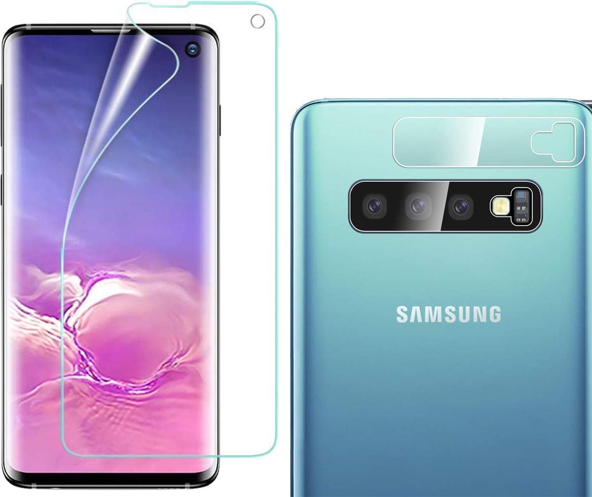Beschermglas Samsung S10 Screenprotector - Samsung Galaxy S10 Screen Protector Glas en Samsung S10 Screenprotector Camera