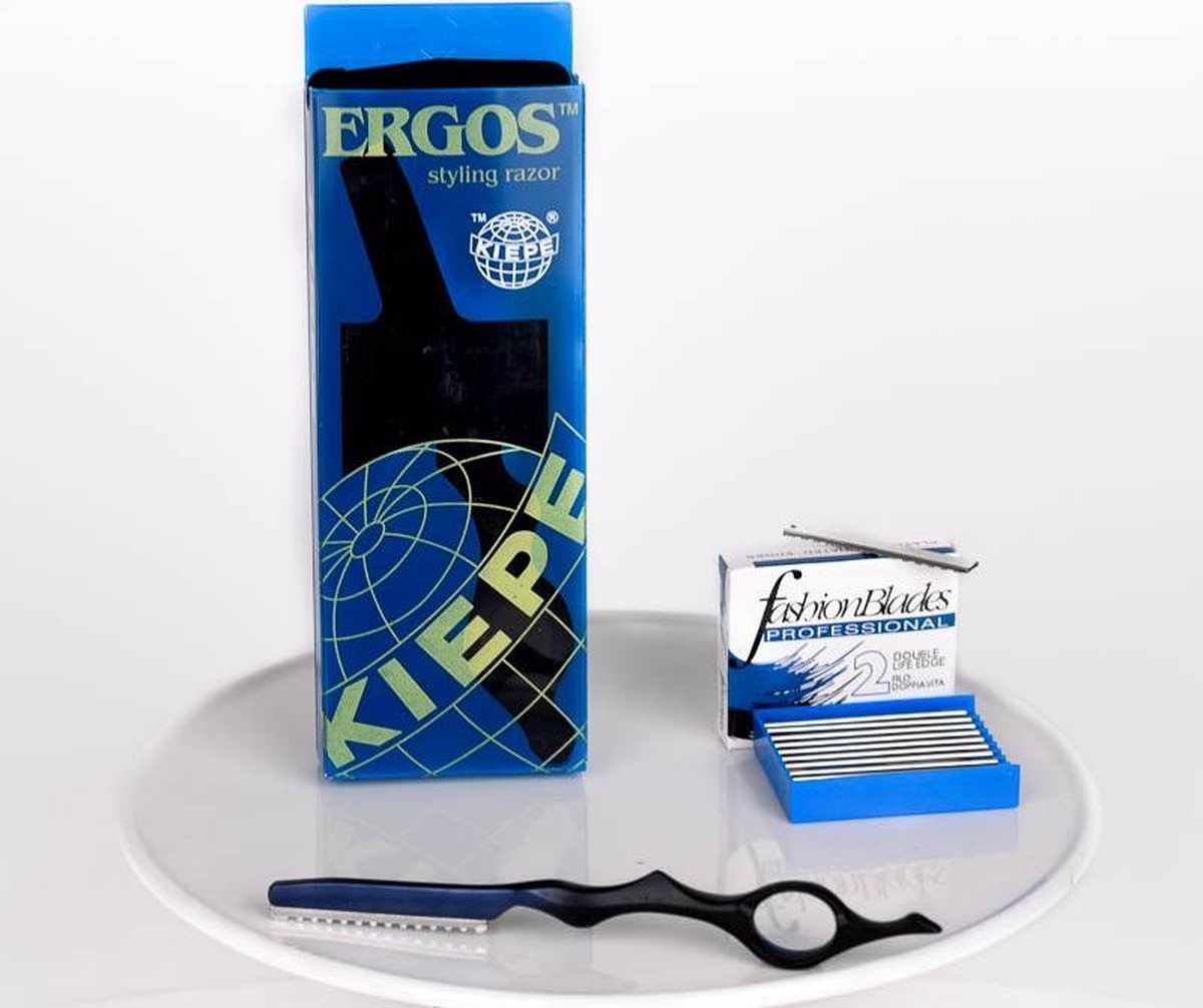 KIEPE Professional feathermes Ergos + 10 extra blades