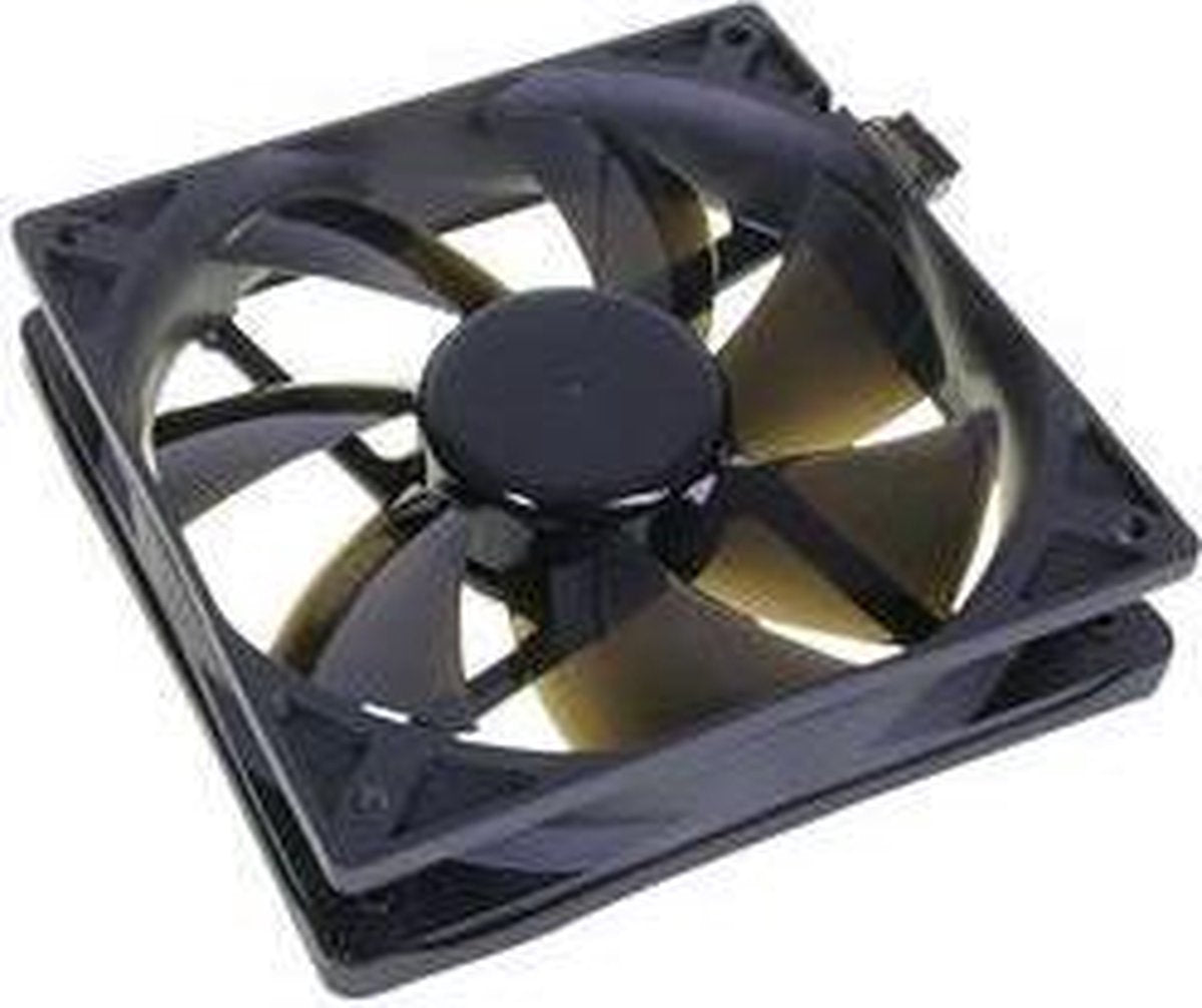 NoiseBlocker BlackSilent Pro PC-ventilator Zwart (b x h x d) 120 x 120 x 25 mm