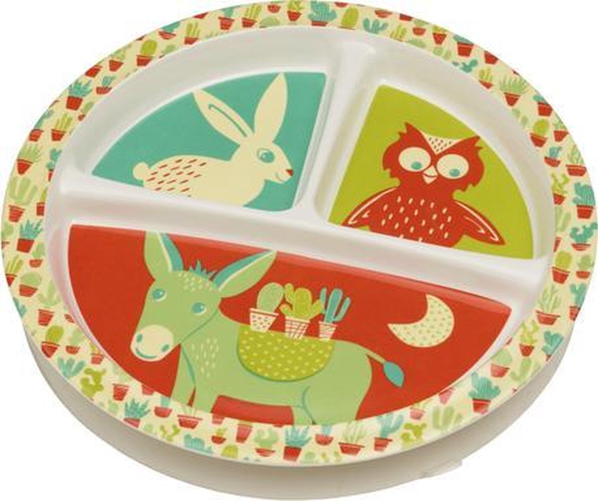 Sugar booger bord met 3 vakken Cactus