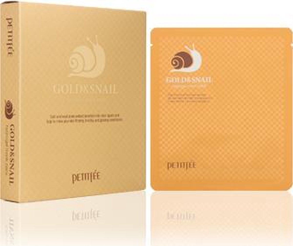 Petitfee- Gold & Snail mask pack -5 shts