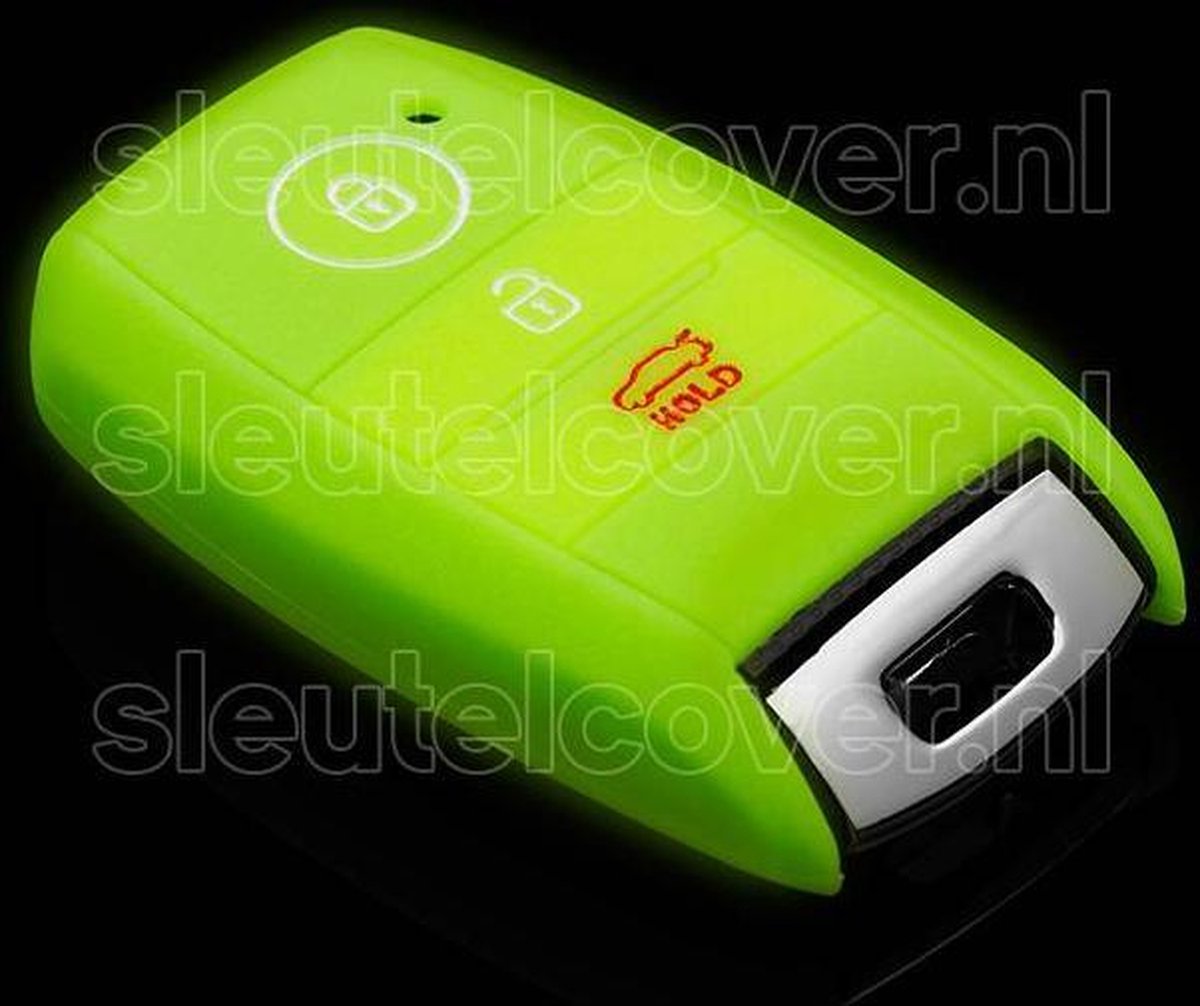 Hyundai SleutelCover - Glow in the dark / Silicone sleutelhoesje / beschermhoesje autosleutel