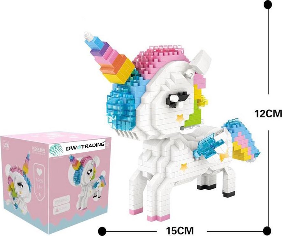 DW4Trading® Unicorn 640 stuks Lego miniblocks compatibel