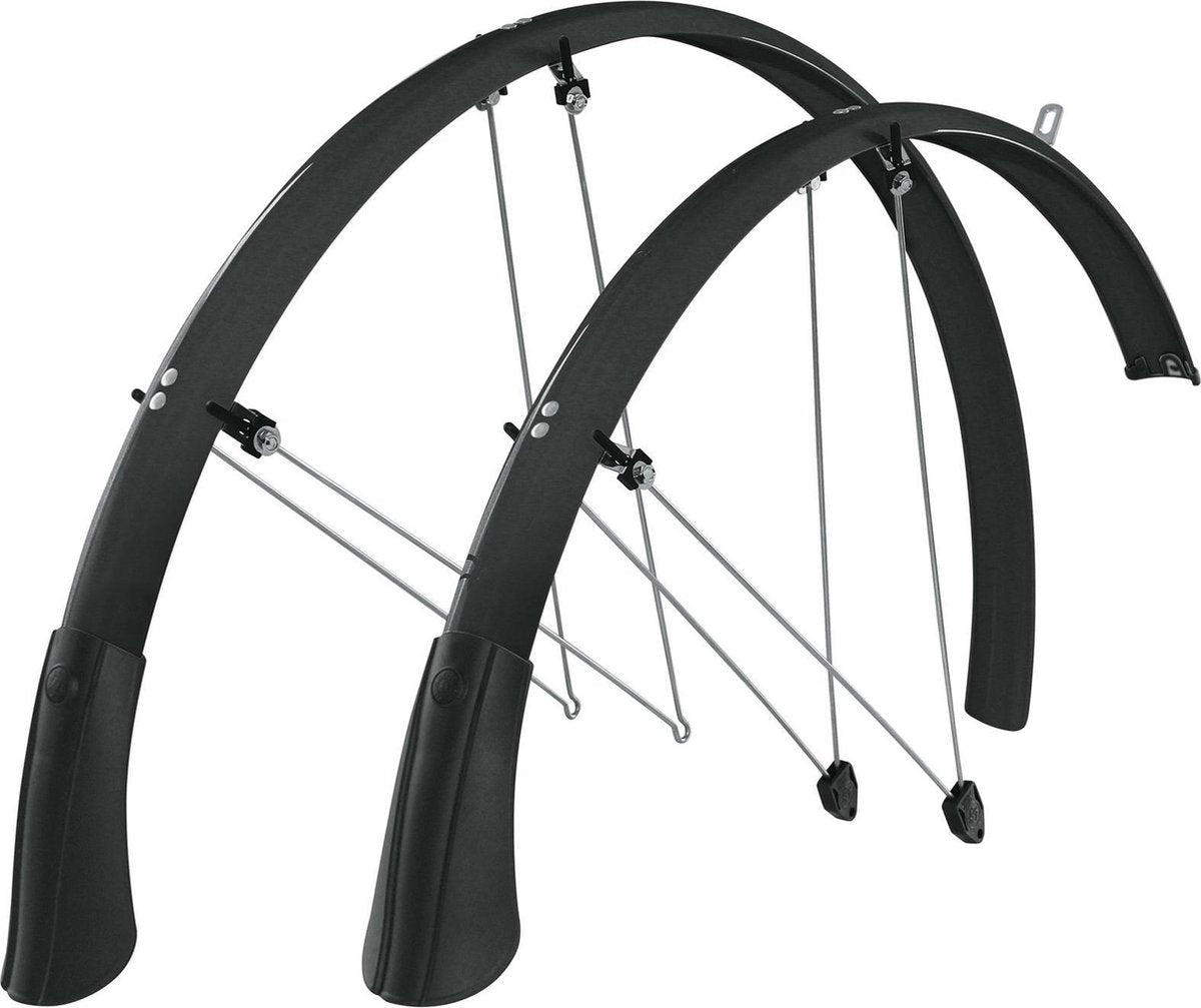 Sks Spatborden Set Longboard Kunststof 28 Inch Zwart