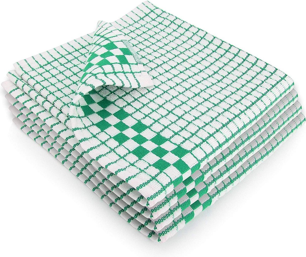 Fecido Classic Kitchen Tea Towels with Hanging Loop - Set of 4