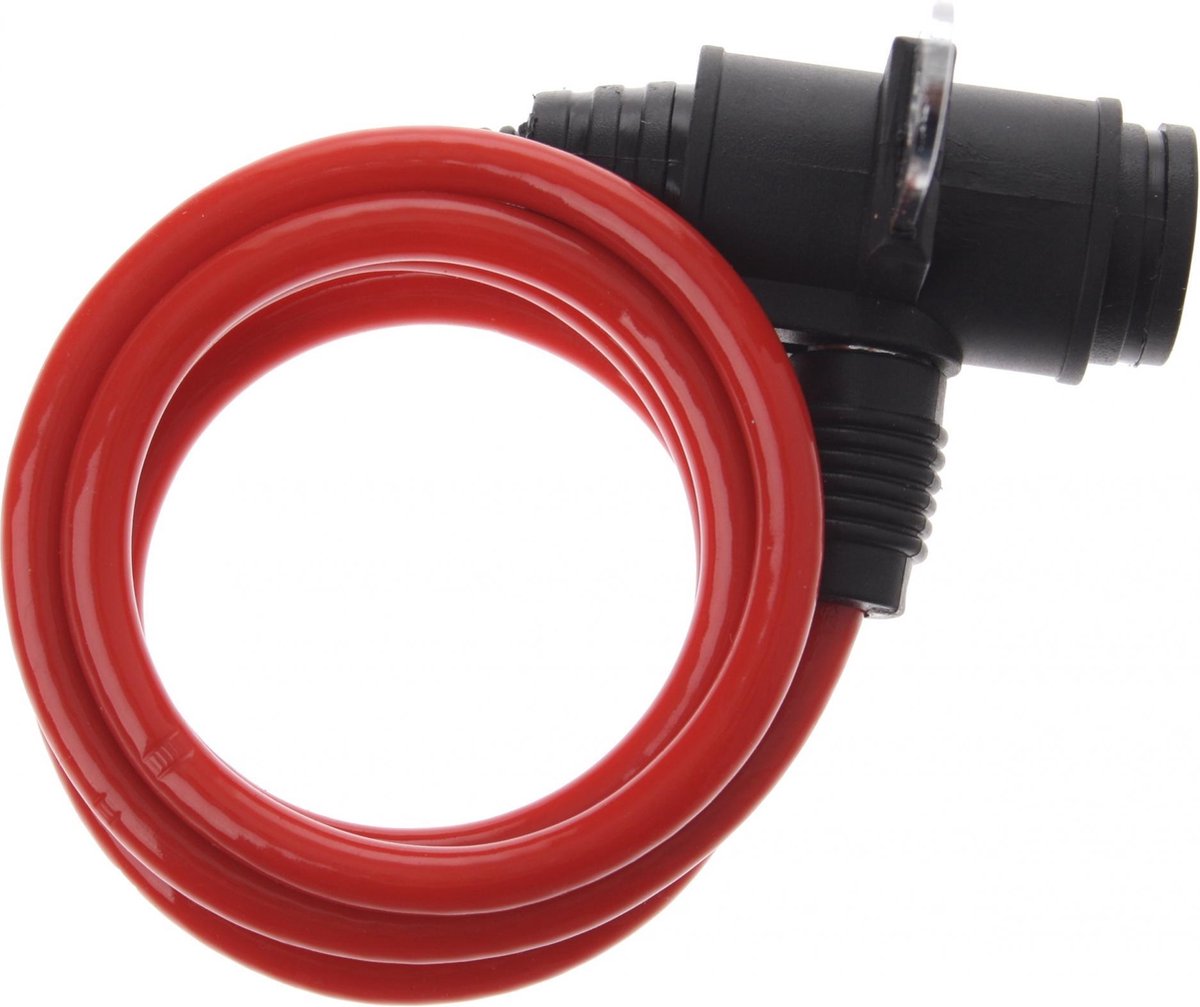 M-Wave Spiraal - Kabelslot - Rood