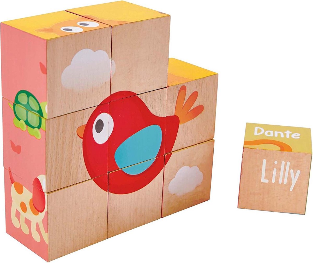 Hape Blokkenpuzzel Pepe & friends - 9 blokken