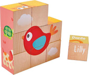 Hape Blokkenpuzzel Pepe & friends - 9 blokken