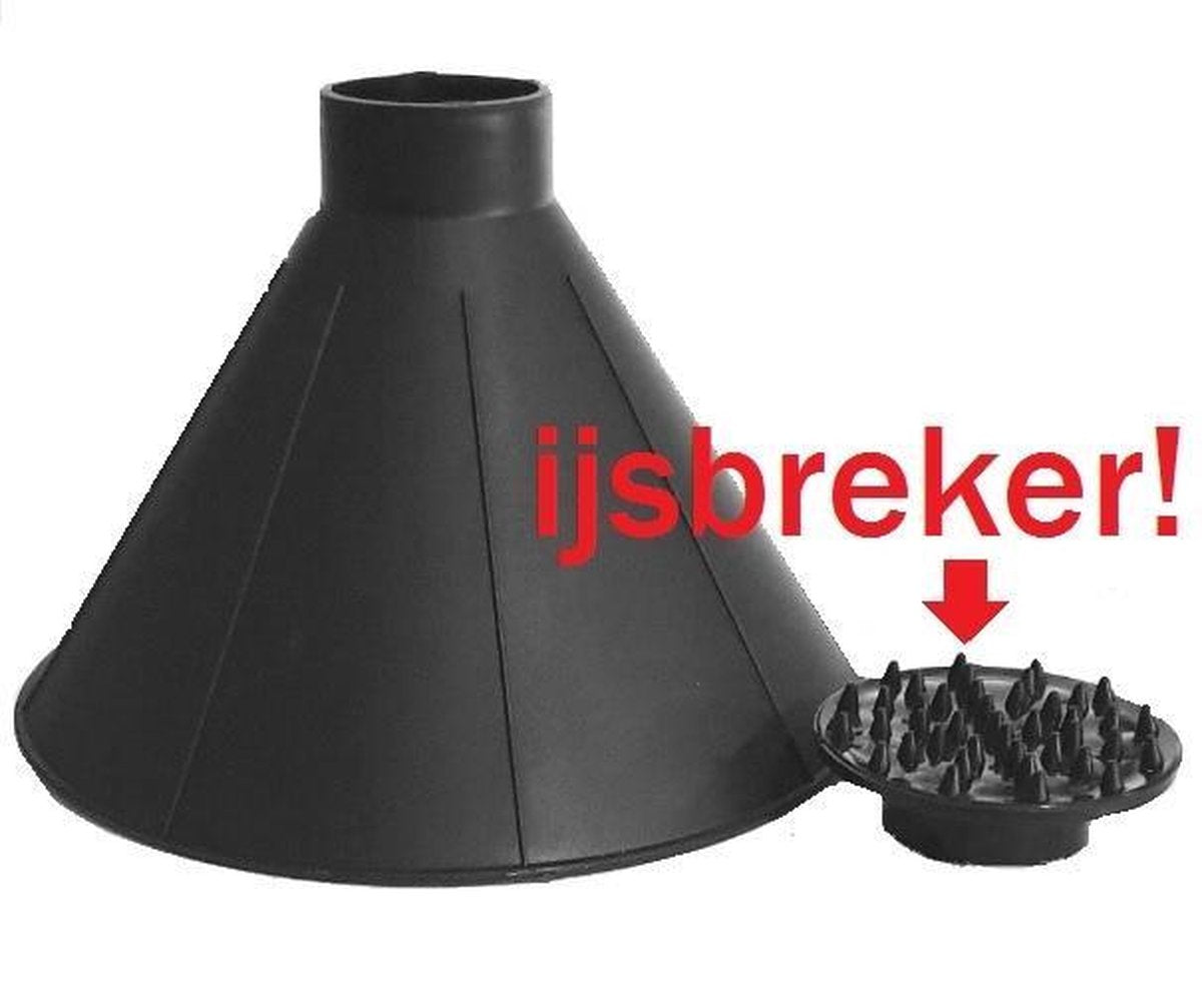 Ronde ijskrabber - rond 360 graden - autoruit - vriezen - magische ijskrabber - handig - makkelijk - sneeuwschuiver - multifunctioneel - trechter - ijsbreker