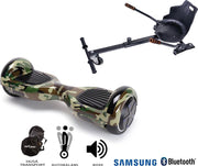 Hoverboard | 6.5 Inch Wielen | Self Balance Hoverboard met Hoverkart| Oxboard | Bluetooth Speakers | Camouflage