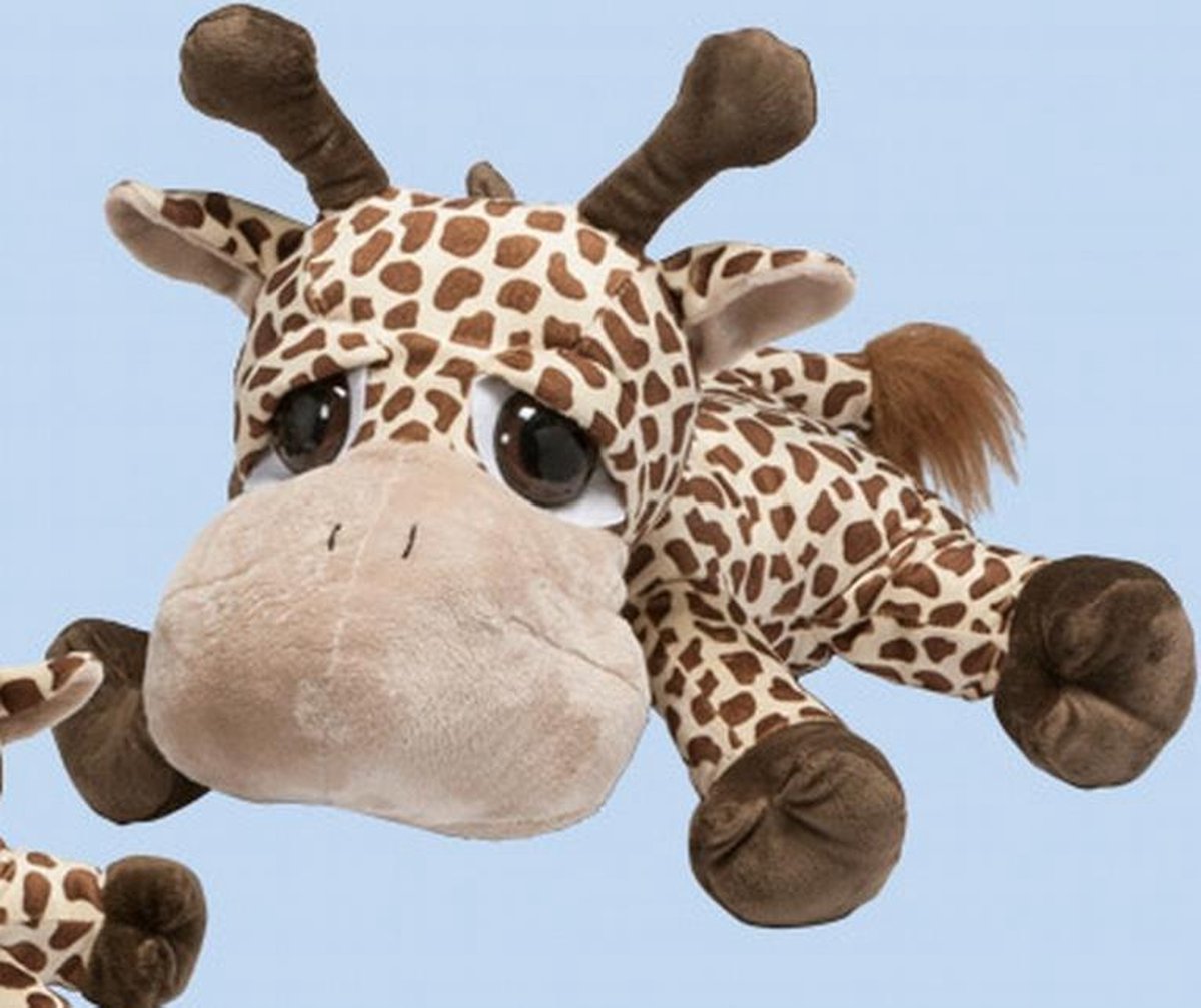 Giraffe Liggend | met grote ogen | 28 cm
