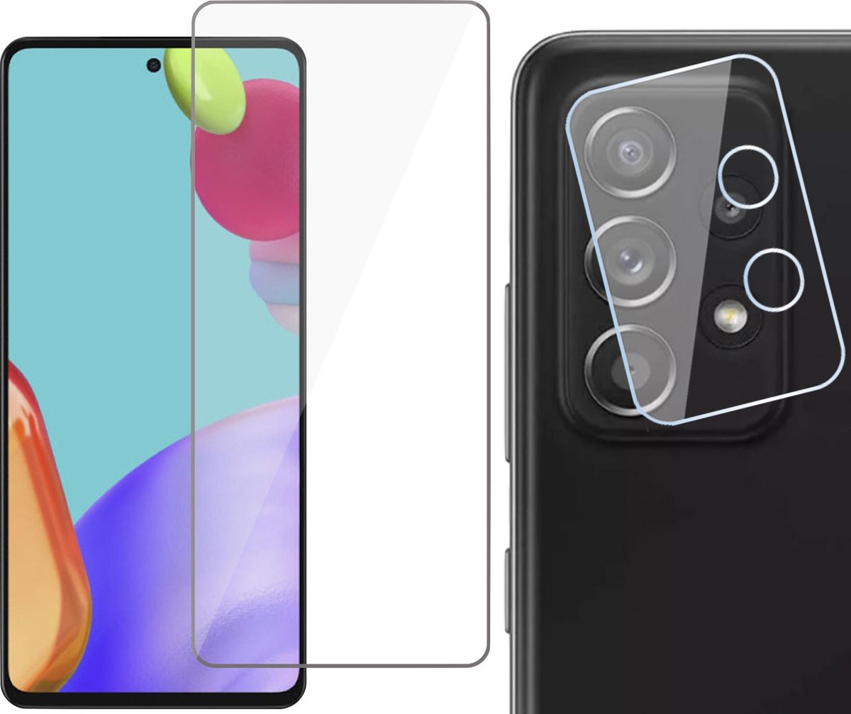 Beschermglas Samsung A52 Screenprotector - Samsung Galaxy A52 Screen Protector Glas en Samsung A52 Screenprotector Camera