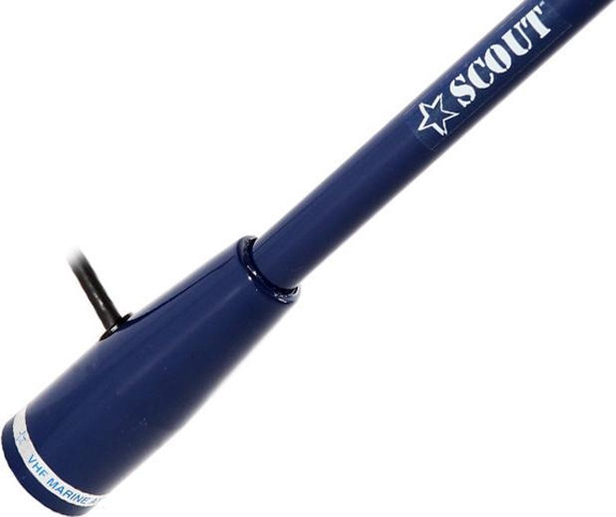 SCOUT KS-22 donkerblauwe glasvezel Marifoonantenne 150 cm