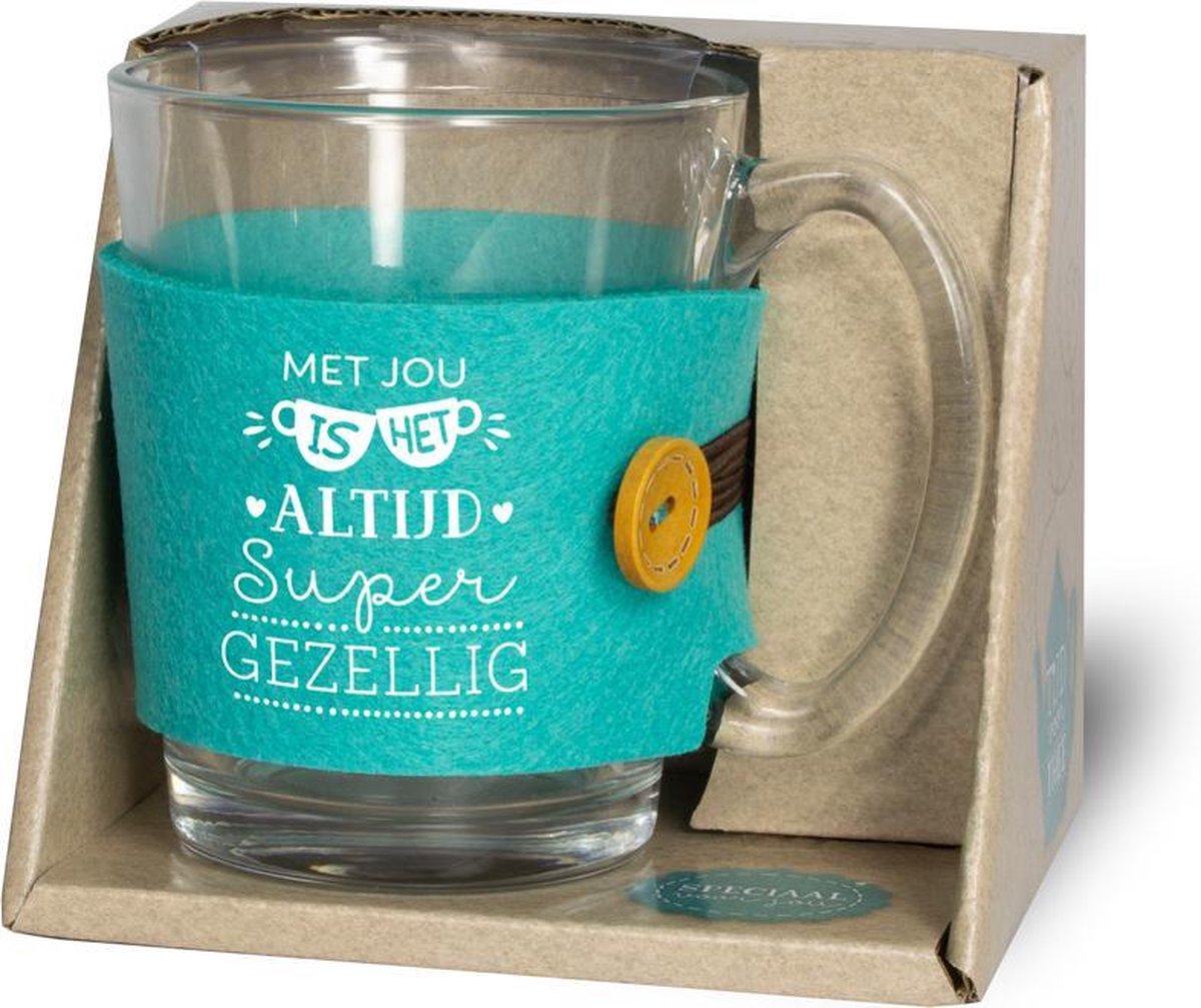 Tijd voor Thee - Theeglas “Theeleut”