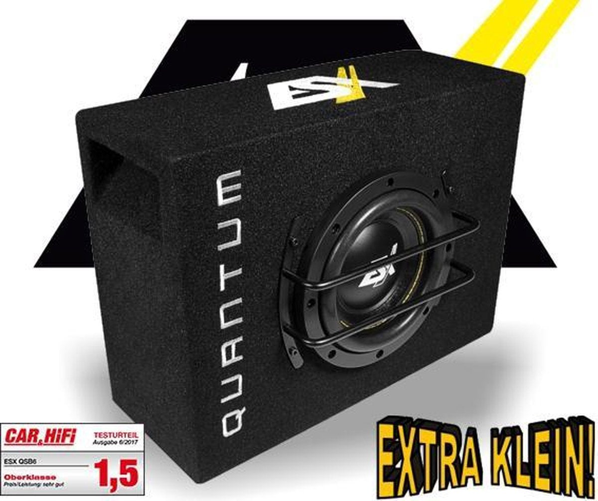 ESX Quantum QSB6 Zeer compacte Bassreflex Subwooferkist met 16