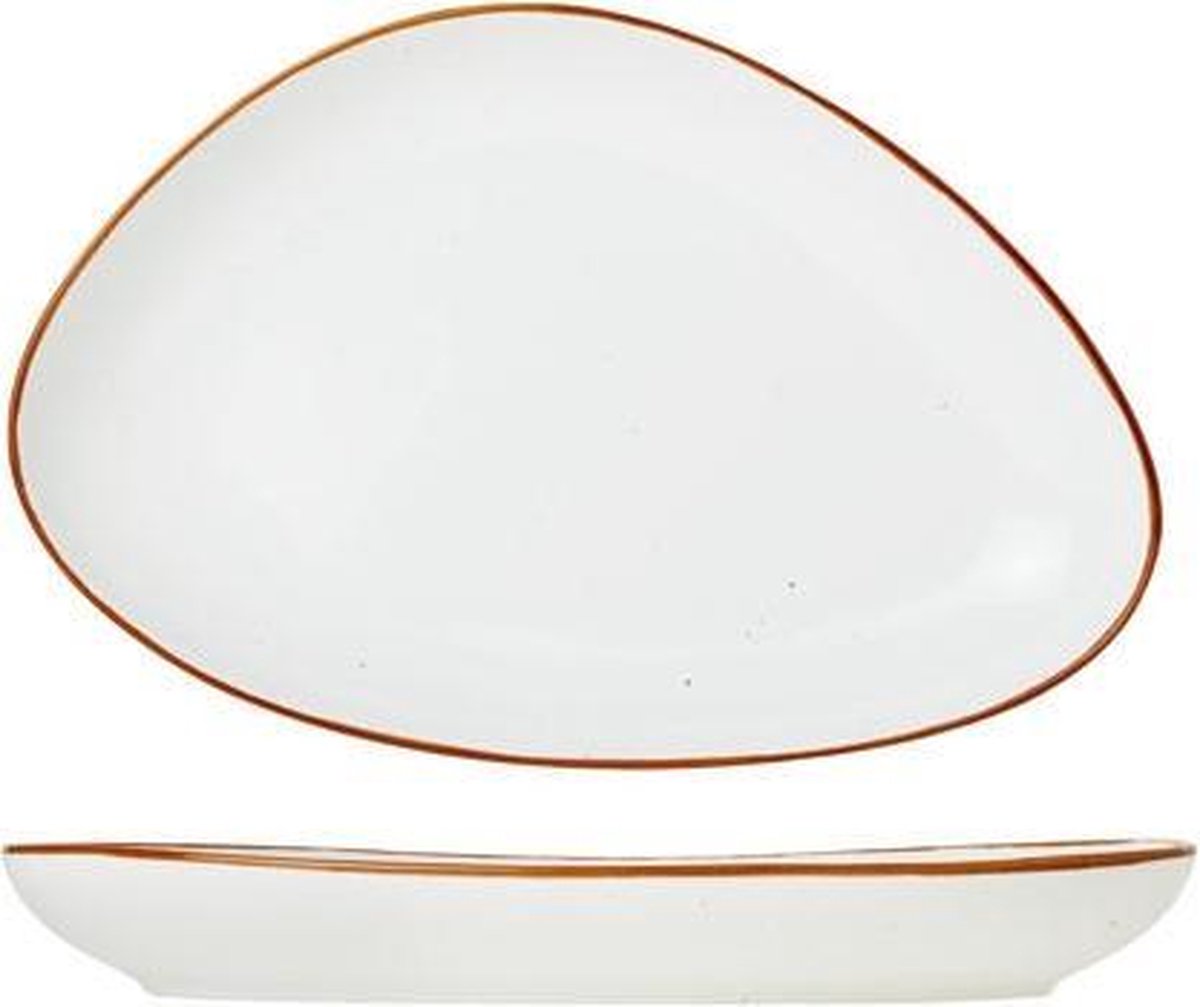 Terra Arena Diep Bord - Driehoekig - Ø 29cm